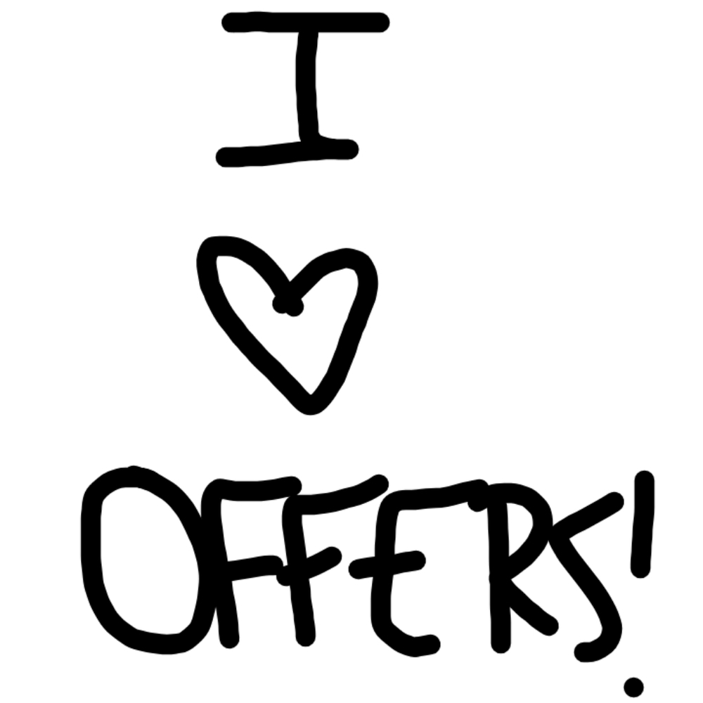 MAKE AN OFFER. BUNDLE AND SAVE